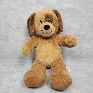 Build A Bear Workshop 16" Puppy Dog Brown Patch Eye Plush Stuffed Animal‎